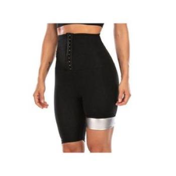 Sweat Waist Trainer Belt Body Shaper Pants Workout Shorts Sauna Effect Leggings Tummy Control Slimmi