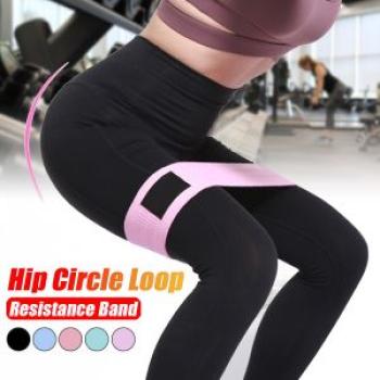 120lbs Unisex Booty Hip Circle Exercise Loop Resistance Band Workout Exercise Legs Thigh Non-slip Bl