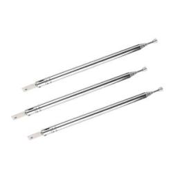 3pcs FM Radio Antenna 7 Section Telescopic Antenna  For Radio