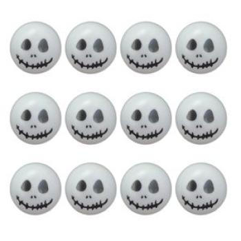 Halloween Pong Balls 12pcs Halloween Cat Toy Ping for Entertainment A