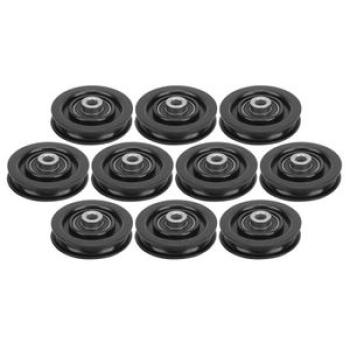 10pcs Universal Bearing Pulley Wheel Cable Gym Equment Part Wearproof Tool Fitness Equment Type1 75m