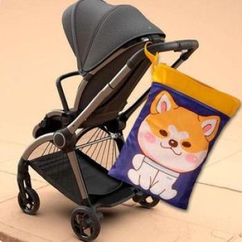 Diaper Pouch Baby Nappy Storage Bag Printed Diaper Bag