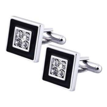 Brass Mens Black Cufflinks Mens Cuff Links Stunning Cufflinks As