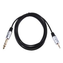 6.35mm TRS Stereo Male To 3.5mm Male M/M Plug Adapter Cable Cord For