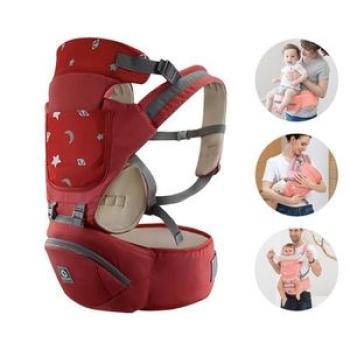 3-in-1 Baby Carrier With Hip Seat Lumbar Support Waist Stool For 0-36 Months Newborn Toddlers Ergono