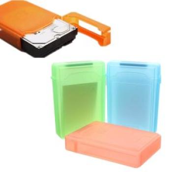 2823789152243.5 inch Dust Proof IDE SATA HDD Hard Drive Disk Storage Box Case Cover Rakish Orange (O