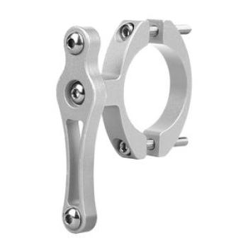 Bicycle Water Bottle Cage Holder Clamp-Clip Handlebar Mount Silver