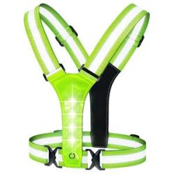 LED Reflective Running Vest,Perfect for Running,Walking,Cyc