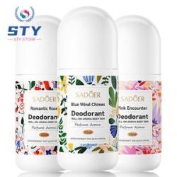 3Pcs Women Antiperspirant Deodorant Ladies Roll-on Aroma Body Dew Fragrance
