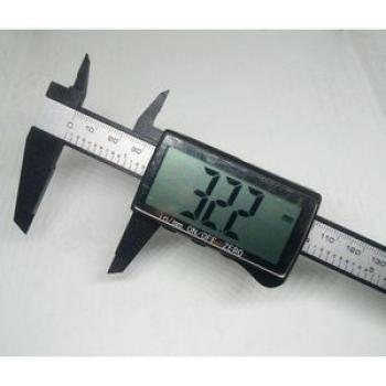 0-6" Carbon Fiber Electronic Digital Caliper Micrometer With LCD