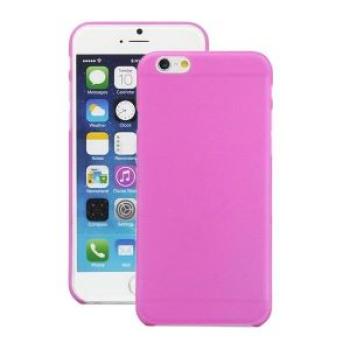 3Piece for iPhone 6S Plus 0.3MM Ultra Thin Slim Matte Hard Skin Clear Case Cover Rose Red