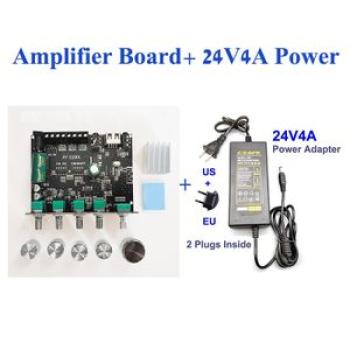 2*50W+100W Power Subwoofer Bluetooth Amplifier Board Sound Cl D Home Theater