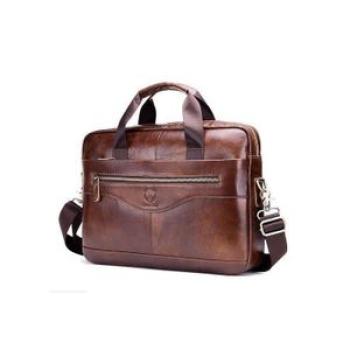 Men`s Bag Men`s Briefcase Mens Cowhide Leather Genuine Leather Handbags Crossbody Bags Luxury Busine