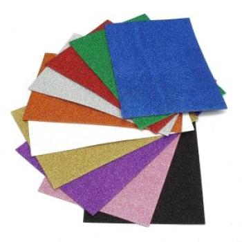 20*29.5cm*2mm Chiyogami Sponge Glitters Foam Paper Fold Scrapbooking Paper Cutters Crafts Sheet Punc
