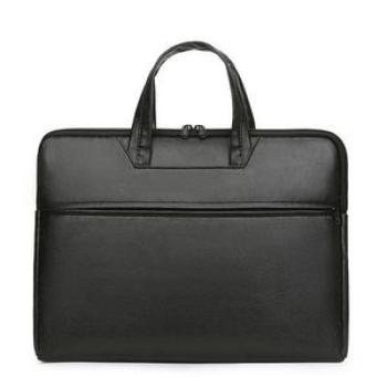 Portable Laptop Bag Business Travel Bags Pu Leather Fashion Simple High Quality Black Men`s Handbag