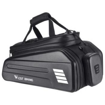 E-Bike RearSeat Bag Electric Bicycle Battery Bag Expandable