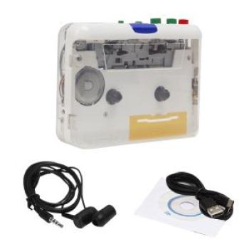 Player Walkman MP3/CD Audio Auto Reverse USB Cassette Tape