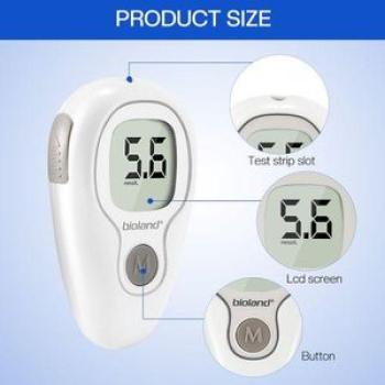 Blood Glucose Meter G4253 Blood Sugar Testing Device Fast  Accurate Measurement Withcing Device Micr