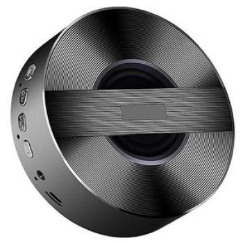 A5 Bluetooth Speaker Mobile Wireless Mini Speaker Small Steel Portable Card Outdoor Subwoofer(Black)