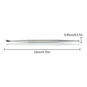 TDiePf Ear Scraper Ear Hair Scraper Stainless Steel Cloud Knife Ear Wax Removal Tool Ear Picking Too