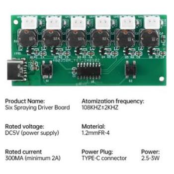 USB Humidifier Module DIY Humidifier Control Board Fast to