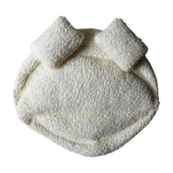 Newborn Photography Props Basket Filler Photo Costume Skin White