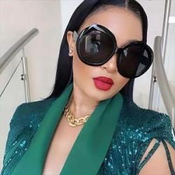 Oversized Round Vintage Anti Glare Sun Shades For Beach Party Travel glasses