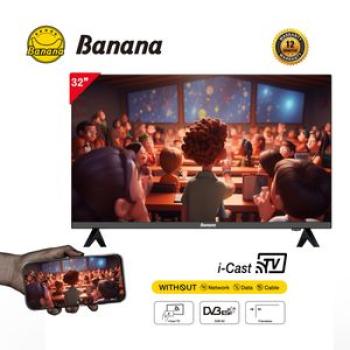 B32S2 32" i-CAST LED Digital Satellite TV - HDMI - USB - Black