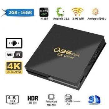 Q96 Max Smart Set Top Box, TV Box, Android 11 2GB+16GB 2.4G