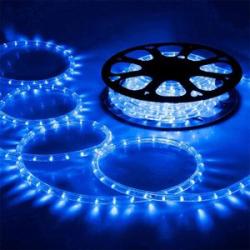 Blue Rope Light with Connector Complete - Transparent