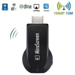 MiraScreen WiFi Display Receiver Dongle Wireless Mirroring Screen Device With 2 In 1 USB Cable