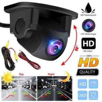170° Car Backup Back Up Rear View Parking Camera Reverse Night Vision Waterproof-