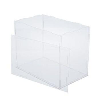 Acrylic Display Box Assembled Dustproof For Blocks Bricks Transparent