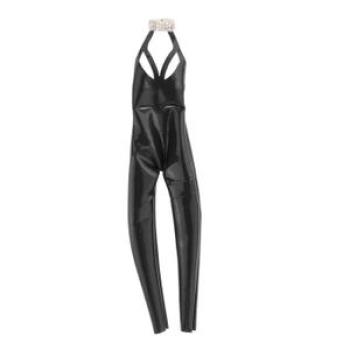 1/6 Women One Piece Jumpsuits Model Fits 12inch Action Figure Black