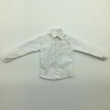 White Long Sleeve Dress Shirt Tops Fit /6 12` TC Dragon