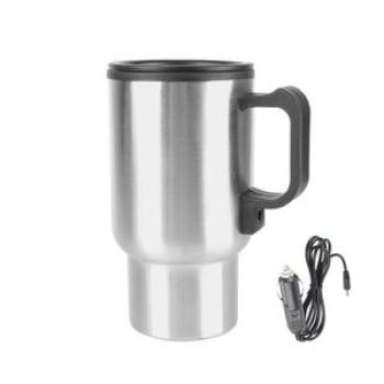 Camping Travel Kettle Water Coffee Milk Thermal Mug 12V 450ml Electric Heating Car Kettle Vehicle He