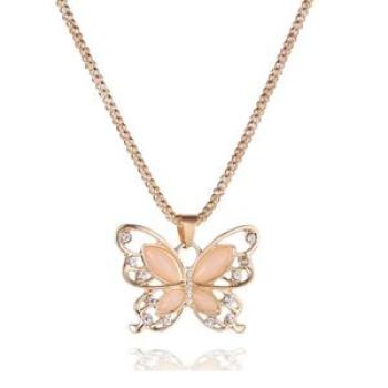 Butterfly Cat`s Eye Necklace