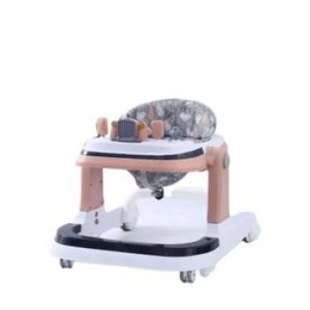 2 In 1 Baby Walker With Light And Music- Pink Multicolour
