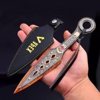 Legends Heirloom Wraith Kunai 22cm Game Metal Katana Ninja s Rotatable Melee Model Gifts Toys for Bo