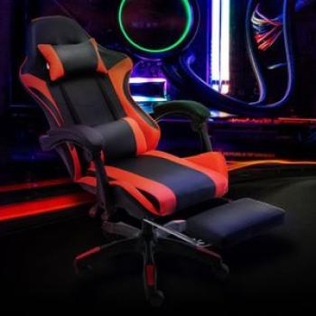 Ergonomic Gaming Chair with Footrest - Recline, Adjust, and Game in Comfort