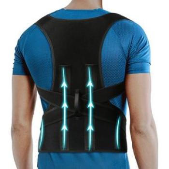 Full Back Posture Corrector Adjustable Upright Back Support Straightener for Prevent Scoliosis Impro