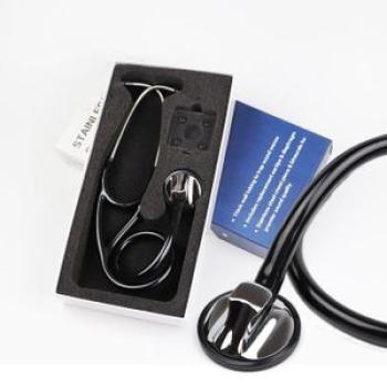 Classic Single Head Black Master Cardiology Clinical Professional Estetoscopio Medical Cute Doctor N