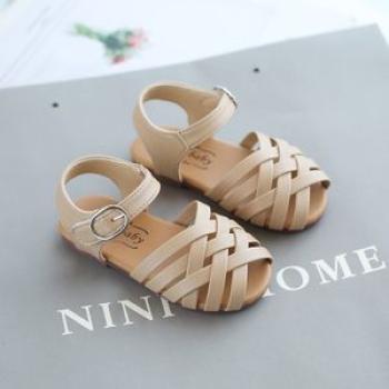 Girls Summer Sandals Baby Girl Toddler Kids Shoes Sweet Princess Soft Children`s Beach Cut-outs Clas