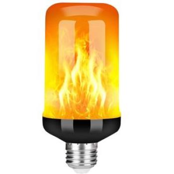 LED Flame Effect Light Bulb E27,Decorative Flickering Realistic Fire Lights Bulb,Festival Decoration