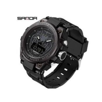 Sanda Men`s Watches Sport LED Digital Wristwatches Male Clock 3159