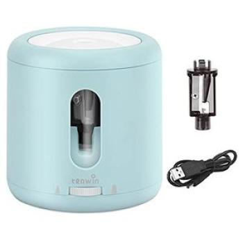 Electric Pencil Sharpener for Kids Colored Pencil Sharpeners Battery Operated USB Powered, Best for