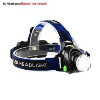 Upgraded Super Bright LED Headlamp Zoomable Headlight Fishing Torch Lantern Handsfree