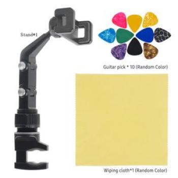 Phone Holder for Guitar Head Mic Stand Music Stand 360-degree Rotatable