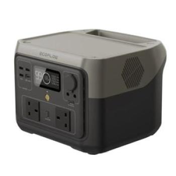 River 2 Max Portable Power Station - 512Wh Output - 220W Solar Charger (750W Total output)