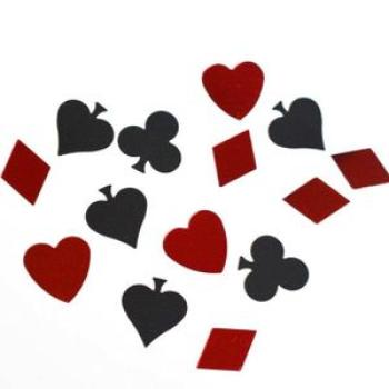 Shiny 30g Casino Poker Confetti Sprinkle Las Vegas Poker Party Holiday